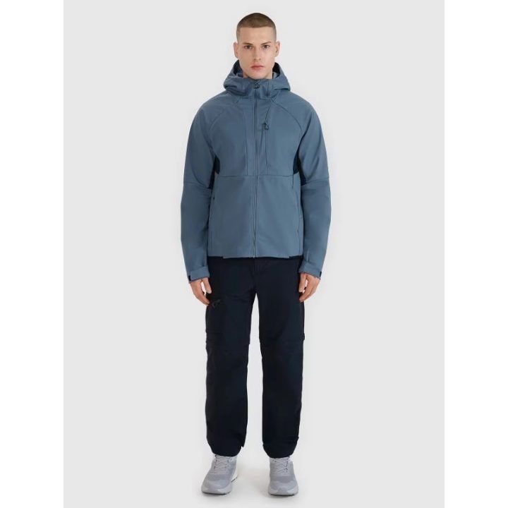Vyriška vėjui atspari softshell striukė 4F, 10 000 mm