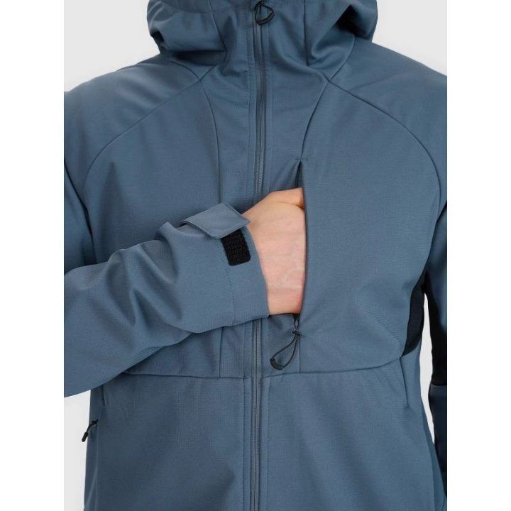 Vyriška vėjui atspari softshell striukė 4F, 10 000 mm