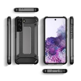 Hybrid Armor dėklas Samsung Galaxy S23+ šarvuotas hibridinis dėklas, juodas