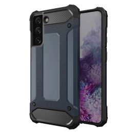 Hybrid Armor dėklas Samsung Galaxy S23+ , šarvuotas hibridinis dėklas, mėlynos spalvos