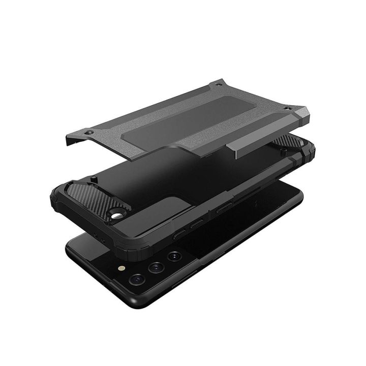 Hybrid Armor dėklas Samsung Galaxy S23+ , šarvuotas hibridinis dėklas, mėlynos spalvos