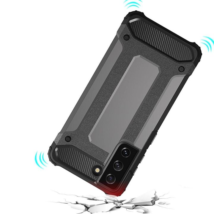 Hybrid Armor dėklas Samsung Galaxy S23+ , šarvuotas hibridinis dėklas, mėlynos spalvos