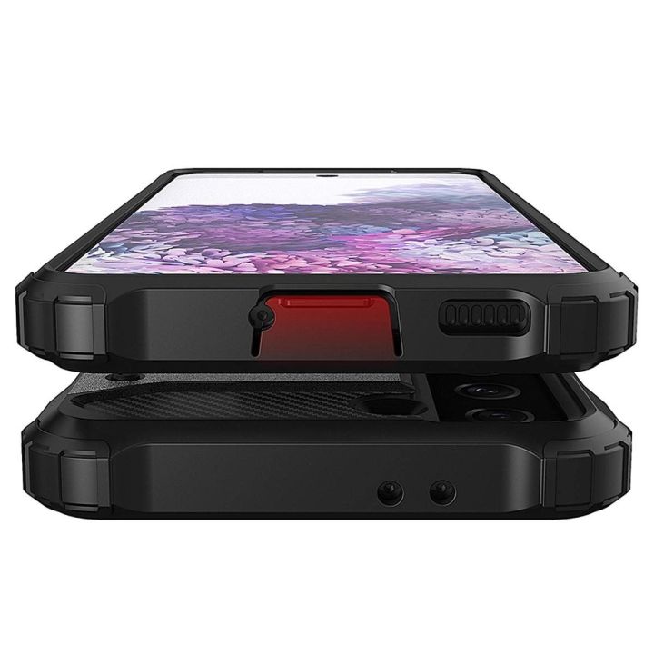 Hybrid Armor dėklas Samsung Galaxy S23+ , šarvuotas hibridinis dėklas, mėlynos spalvos
