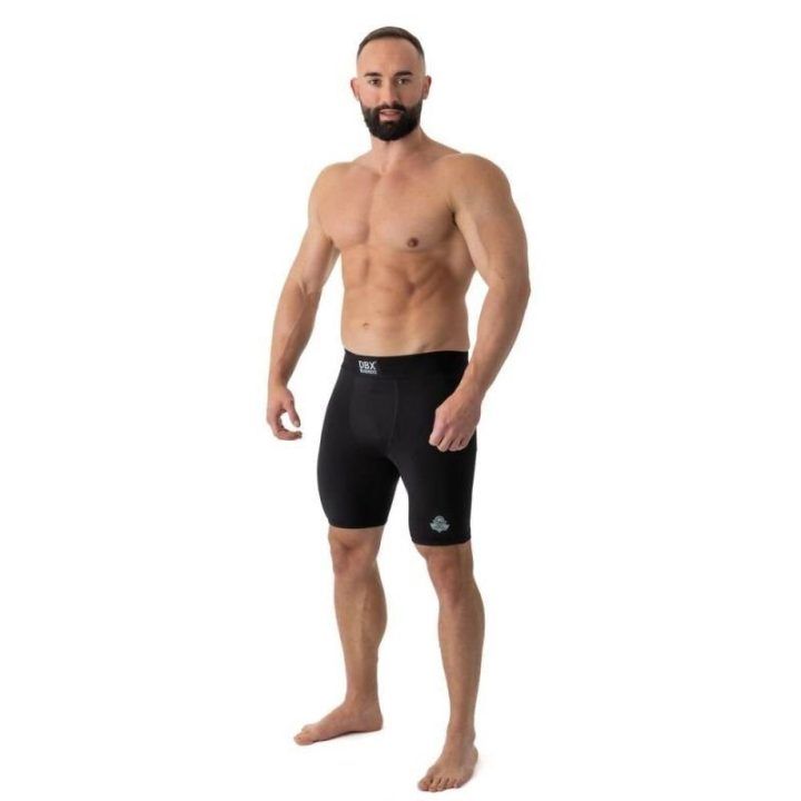 Kompresiniai MMA šortai DBX Bushido Vale Tudo, juodi