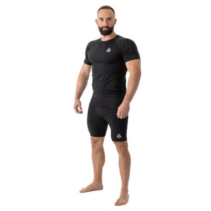 Kompresiniai MMA šortai DBX Bushido Vale Tudo, juodi