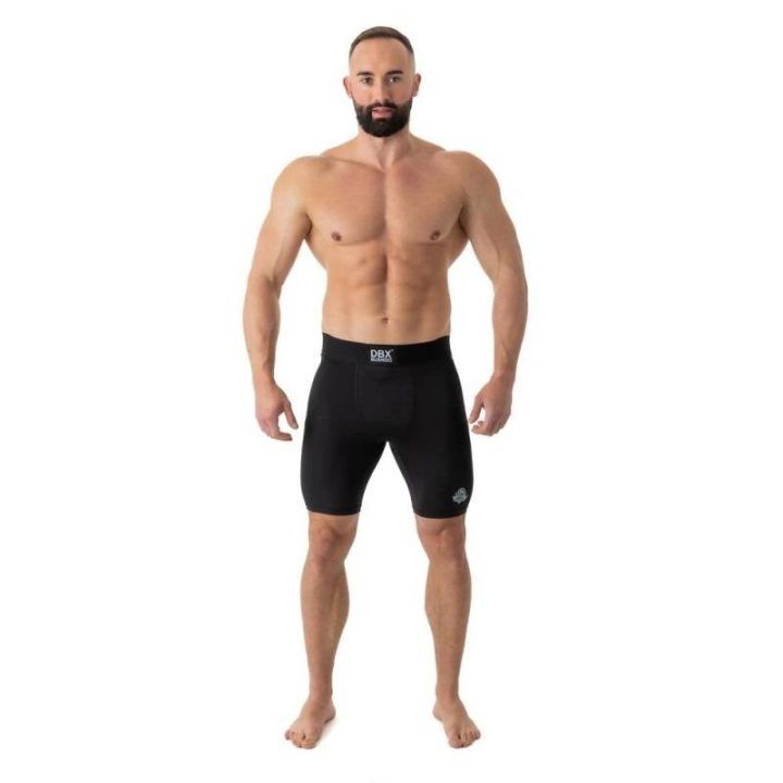 Kompresiniai MMA šortai DBX Bushido Vale Tudo, juodi