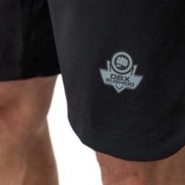 MMA treniruočių šortai su elastingu įsiuvu DBX Bushido, juodi
