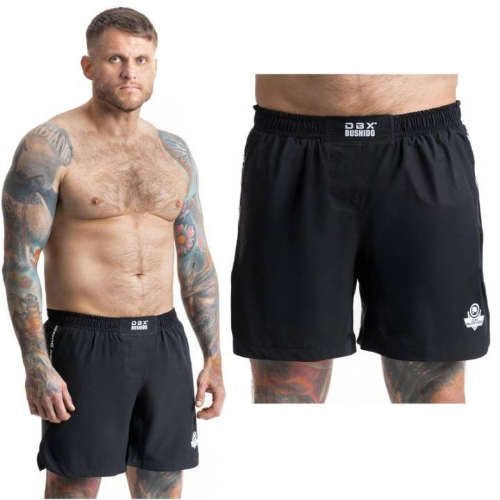 MMA šortai DBX Bushido, juodi