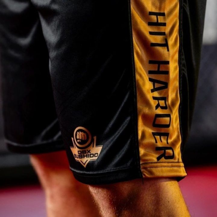 Bokso šortai su aukštu juosmeniu DBX Bushido, aukso