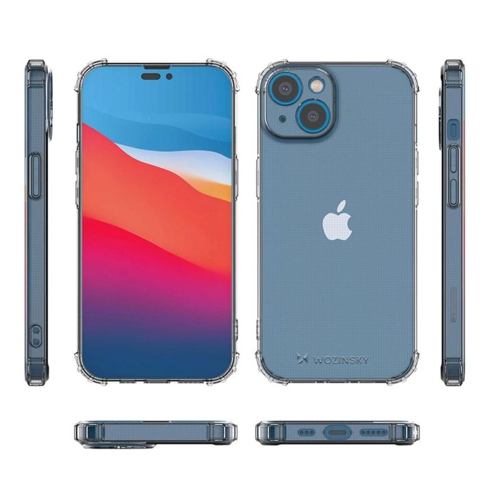 Anti Shock dėklas iPhone 14 Plus , šarvuotas, skaidrus