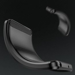 dėklas Realme 10 Pro lanksčiam silikoniniam angliniam dėklui, juodos spalvos