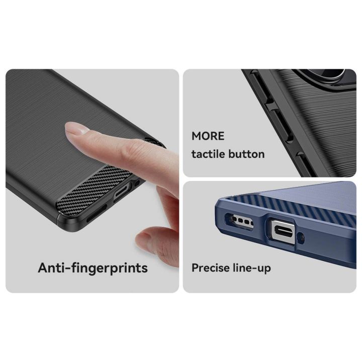 dėklas Realme 10 Pro+ lanksčiam silikoniniam anglies dėklui, juodos spalvos