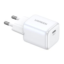 GaN 20W USB-C įkroviklis Nexode mini CD318 - baltas