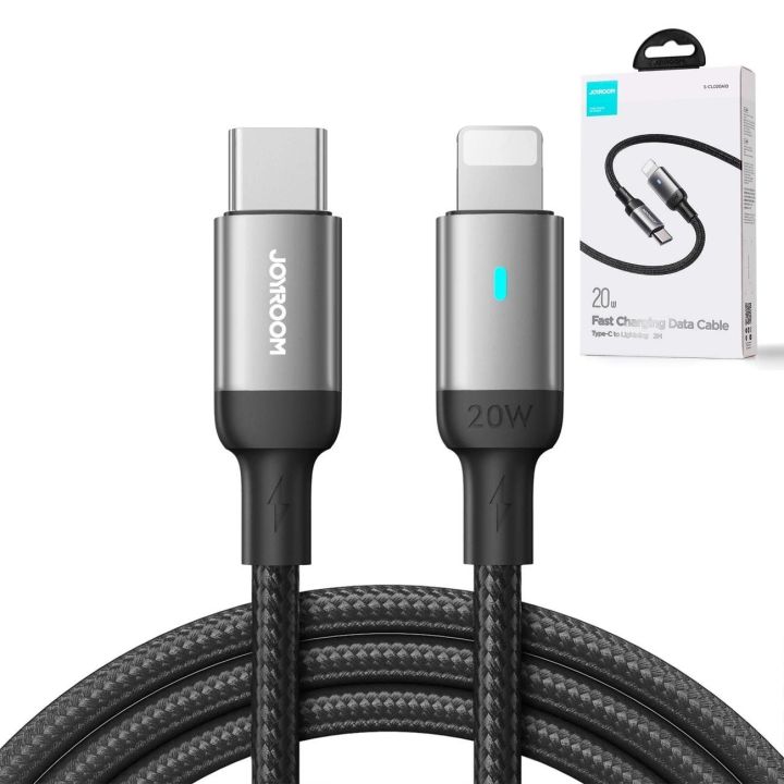 USB C - Lightning 20W A10 serijos 1,2 m ilgio kabelis (S-CL020A10)