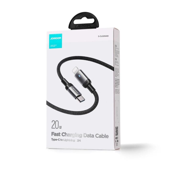 USB C - Lightning 20W A10 serijos 1,2 m ilgio kabelis (S-CL020A10)