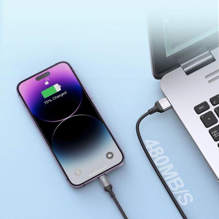 USB C - Lightning 20W A10 serijos 1,2 m ilgio kabelis (S-CL020A10)