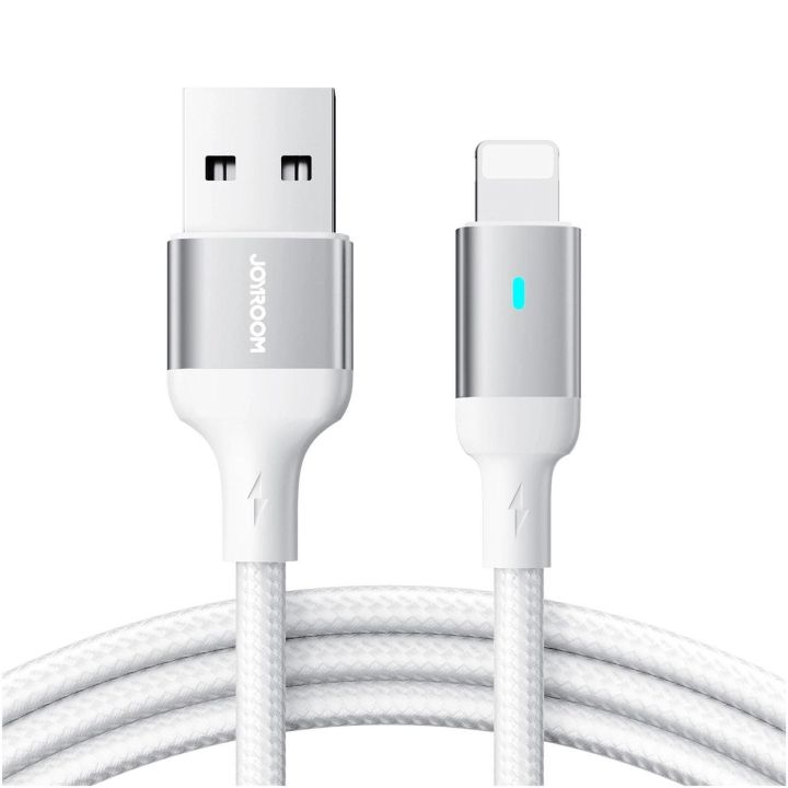 USB kabelis - Lightning 2.4A A10 Series 1,2 m ilgio baltas (S-UL012A10)