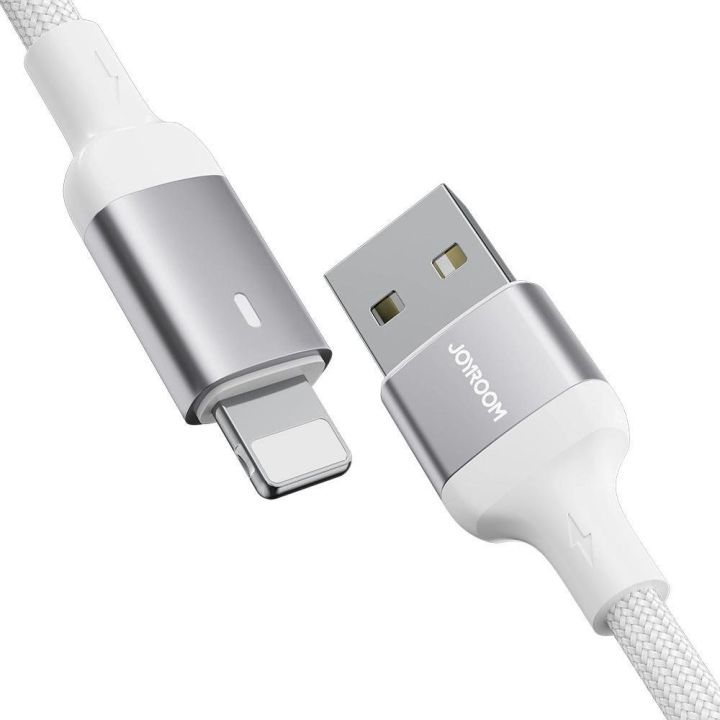 USB kabelis - Lightning 2.4A A10 Series 1,2 m ilgio baltas (S-UL012A10)