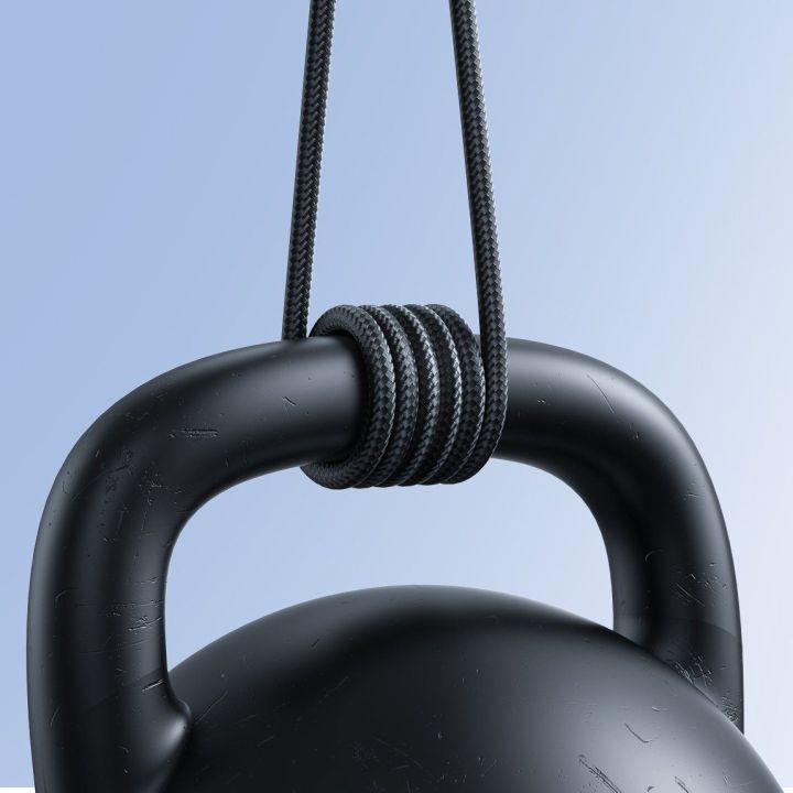 USB C - Lightning 20 W Surpass serijos kabelis greitam įkrovimui ir duomenų perdavimui 1,2 m juodas (S-CL020A11)