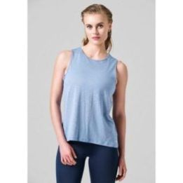 Laisvo kirpimo marškinėliai CASALL Soft Texture Tank, mėlyni