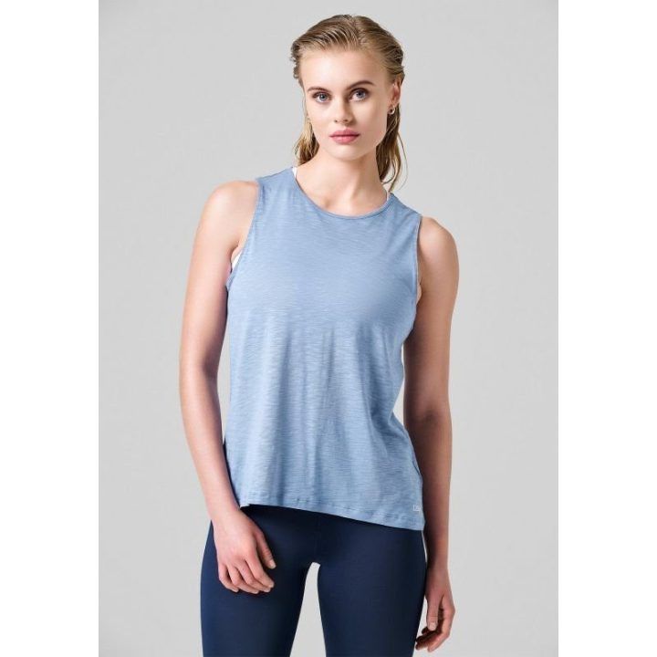 Laisvo kirpimo marškinėliai CASALL Soft Texture Tank, mėlyni