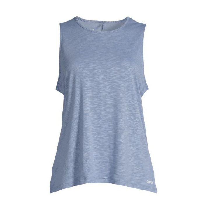 Laisvo kirpimo marškinėliai CASALL Soft Texture Tank, mėlyni