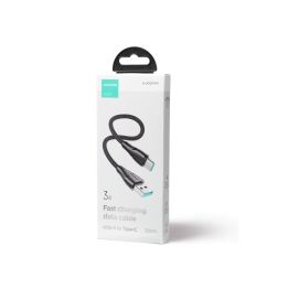USB C - Lightning 20 W Surpass serijos kabelis greitam įkrovimui ir duomenų perdavimui 0,25 m juodas (S-CL020A11)