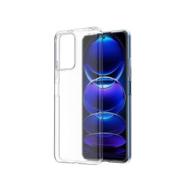 Itin skaidrus 0,5 mm korpusas Xiaomi Poco X5 5G / Redmi Note 12 5G plonas korpusas skaidrus