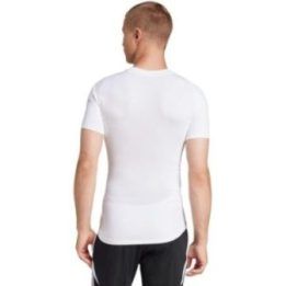Vyriški kompresiniai marškinėliai adidas Techfit, balti