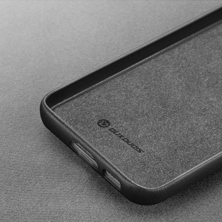 Grit dėklas Samsung Galaxy S23+ elegantiškas dirbtinės odos dangtelis juodas