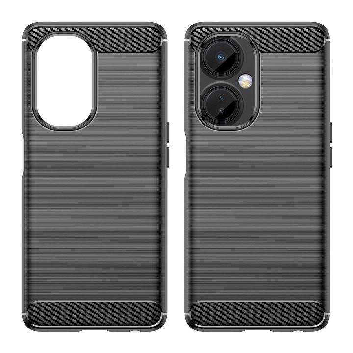 Anglies korpusas OnePlus Nord CE 3 korpusas lankstus silikono anglies korpusas juodas