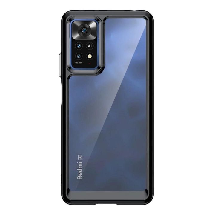 Outer Space dėklas Xiaomi Poco X5 5G / Redmi Note 12 5G dėklas su lanksčiu rėmeliu, juodas