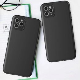Minkštas dėklas Huawei nova Y61 plonas silikoninis dėklas juodas