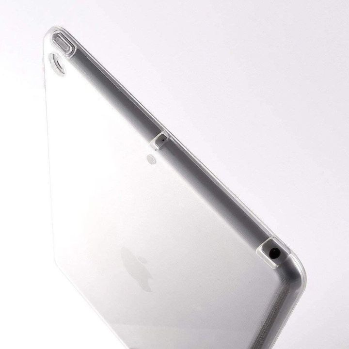 Plonas dėklas Xiaomi Pad 5 Pro 12,4 lankstus silikoninis dėklas, skaidrus
