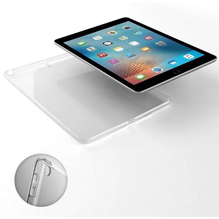 Plonas dėklas Xiaomi Pad 5 Pro / Pad 5 lankstus silikoninis dėklas skaidrus