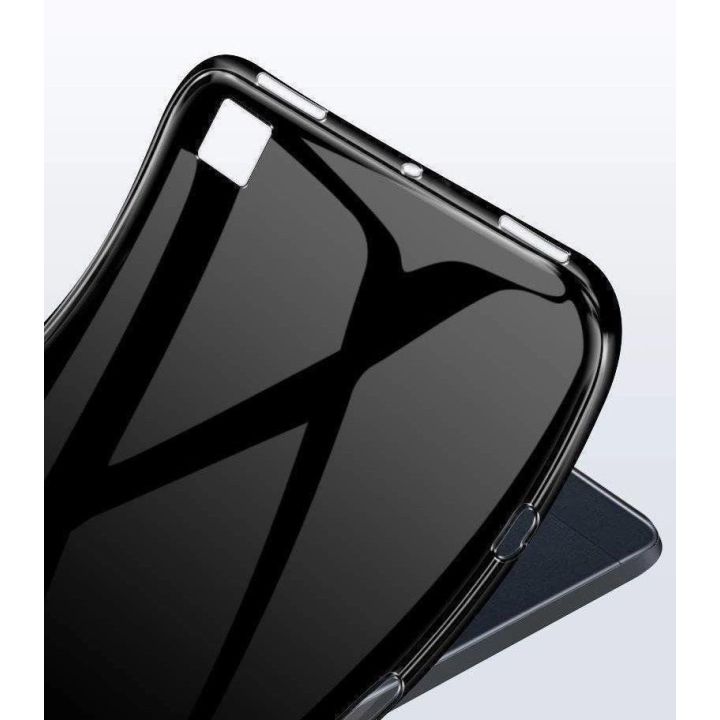 Plonas dėklas Oppo Pad 11 lankstus silikoninis dėklas juodas