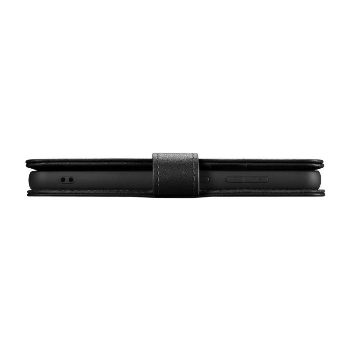ICarer Piniginės dėklas Samsung Galaxy S23+ odinis piniginės dėklas juodas