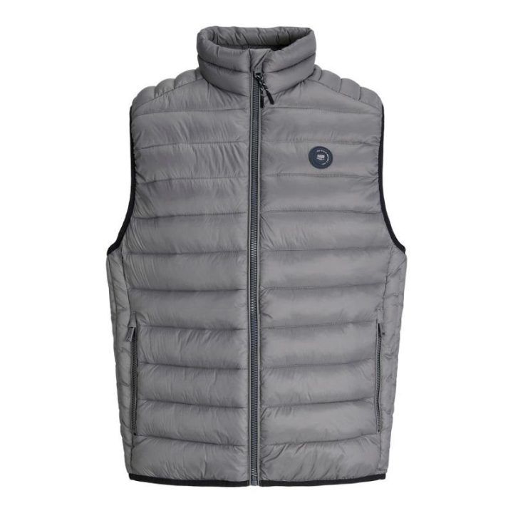 Vyriška liemenė su stačia apykakle Jack&Jones JJEBRADLEY, pilka