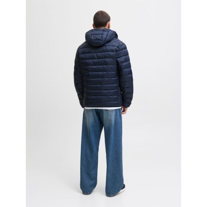 Vyriška pašiltinta striukė su gobtuvu Jack&Jones, tamsiai mėlyna