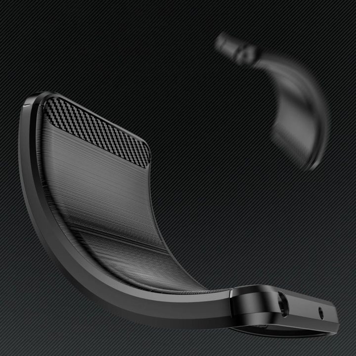 dėklas Infinix Note 12i lankstus silikoninis anglinis dėklas, juodos spalvos