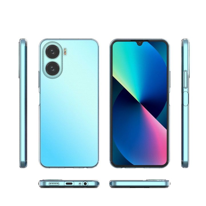 Ultra Clear 0,5 mm korpusas, skirtas Vivo Y16 / Vivo Y02s , plonas, skaidrus