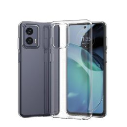 Itin skaidrus 0,5 mm korpusas, skirtas Motorola Moto G73 5G plonas korpusas, skaidrus