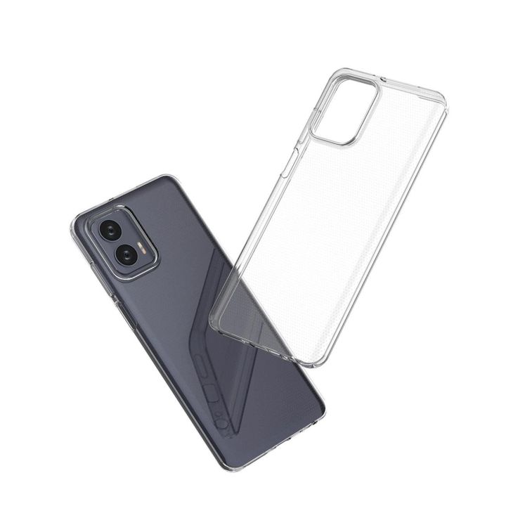 Itin skaidrus 0,5 mm korpusas, skirtas Motorola Moto G73 5G plonas korpusas, skaidrus