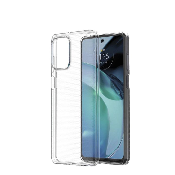 Itin skaidrus 0,5 mm korpusas, skirtas Motorola Moto G73 5G plonas korpusas, skaidrus