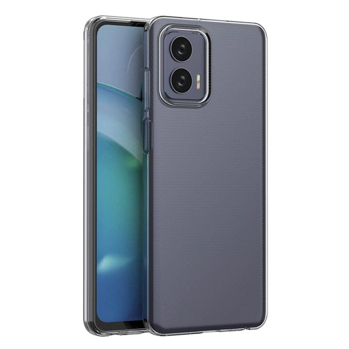 Itin skaidrus 0,5 mm korpusas, skirtas Motorola Moto G73 5G plonas korpusas, skaidrus