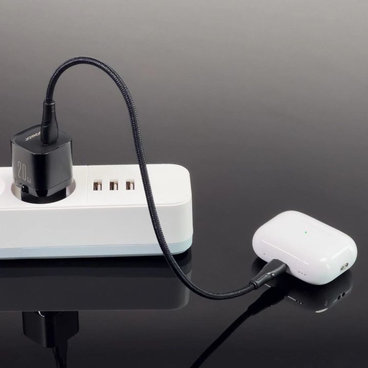 Mini USB C 20W įkroviklis PD JR-TCF02 - juodas
