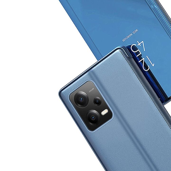 Clear View dėklas, skirtas Xiaomi 13 Lite apverčiamam dangteliui, juodas