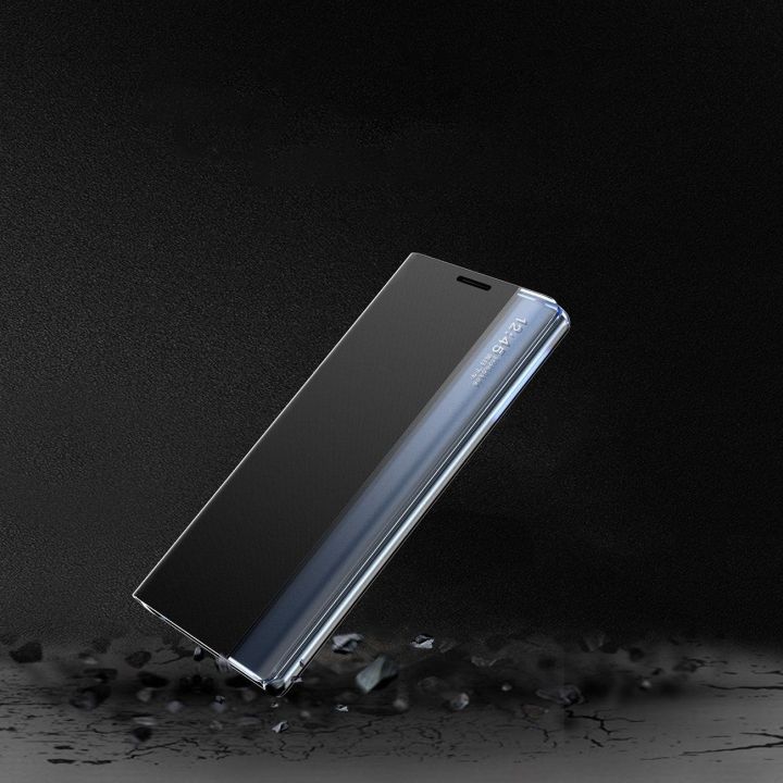 Naujas Sleep Case dėklas, skirtas Xiaomi Redmi Note 12 Pro+ flip cover stand blue