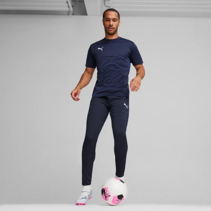 Vyriškos kelnės Puma Team Goal Slim Training, tamsiai mėlynos