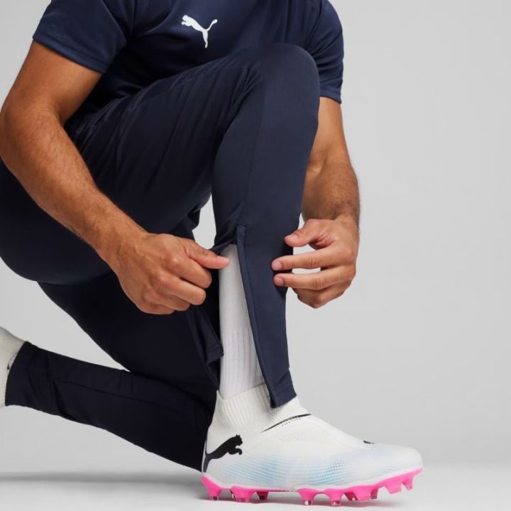 Vyriškos kelnės Puma Team Goal Slim Training, tamsiai mėlynos